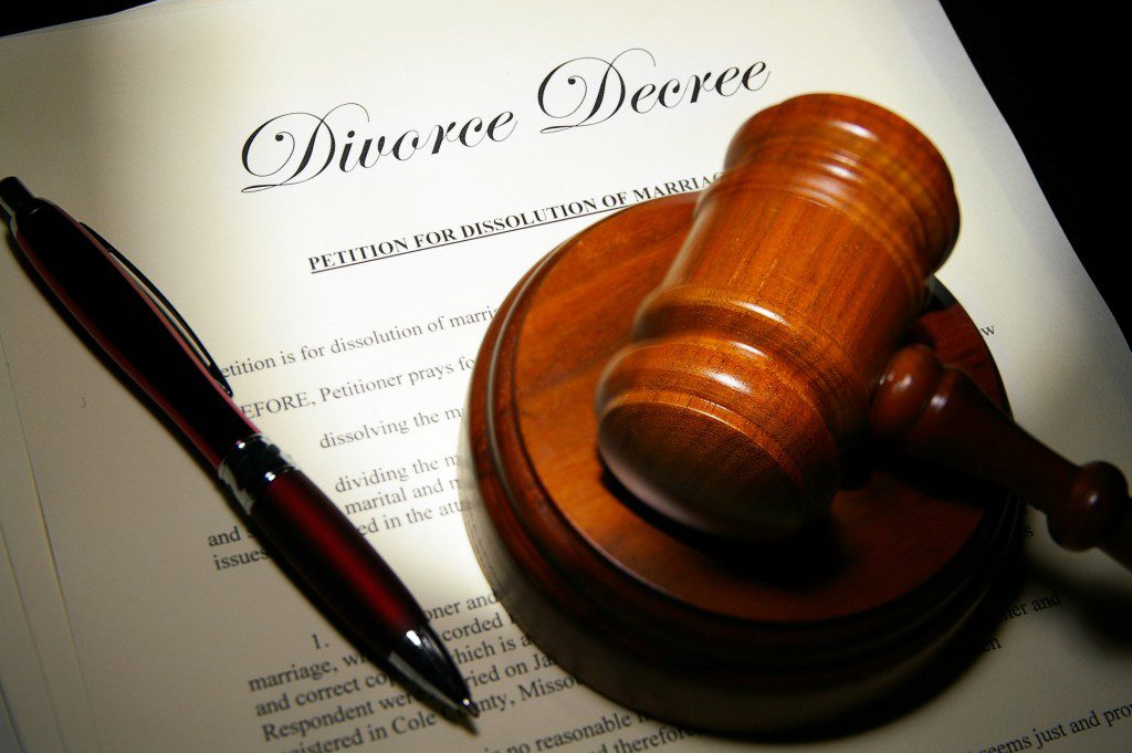 divorce papers